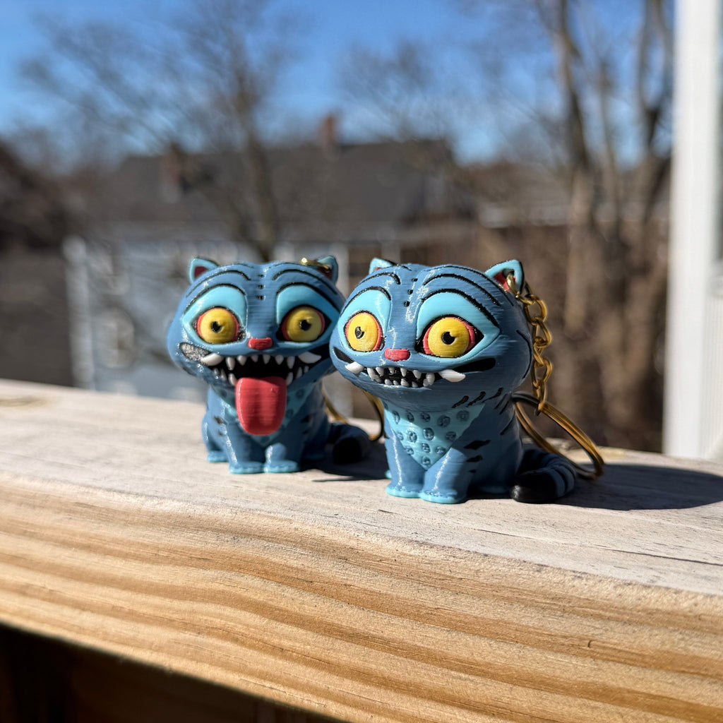 Derpy Tiger Keychain