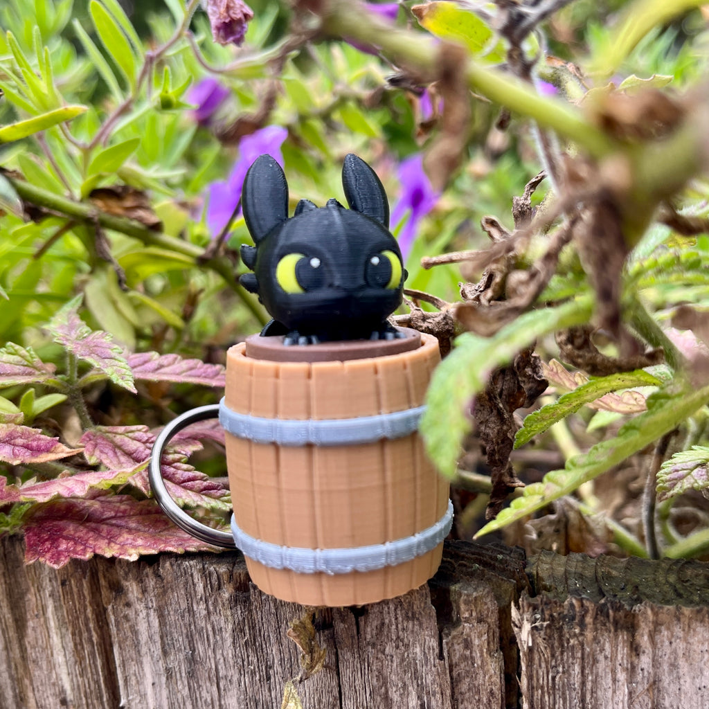 Toothless Fidget Toy Keychain