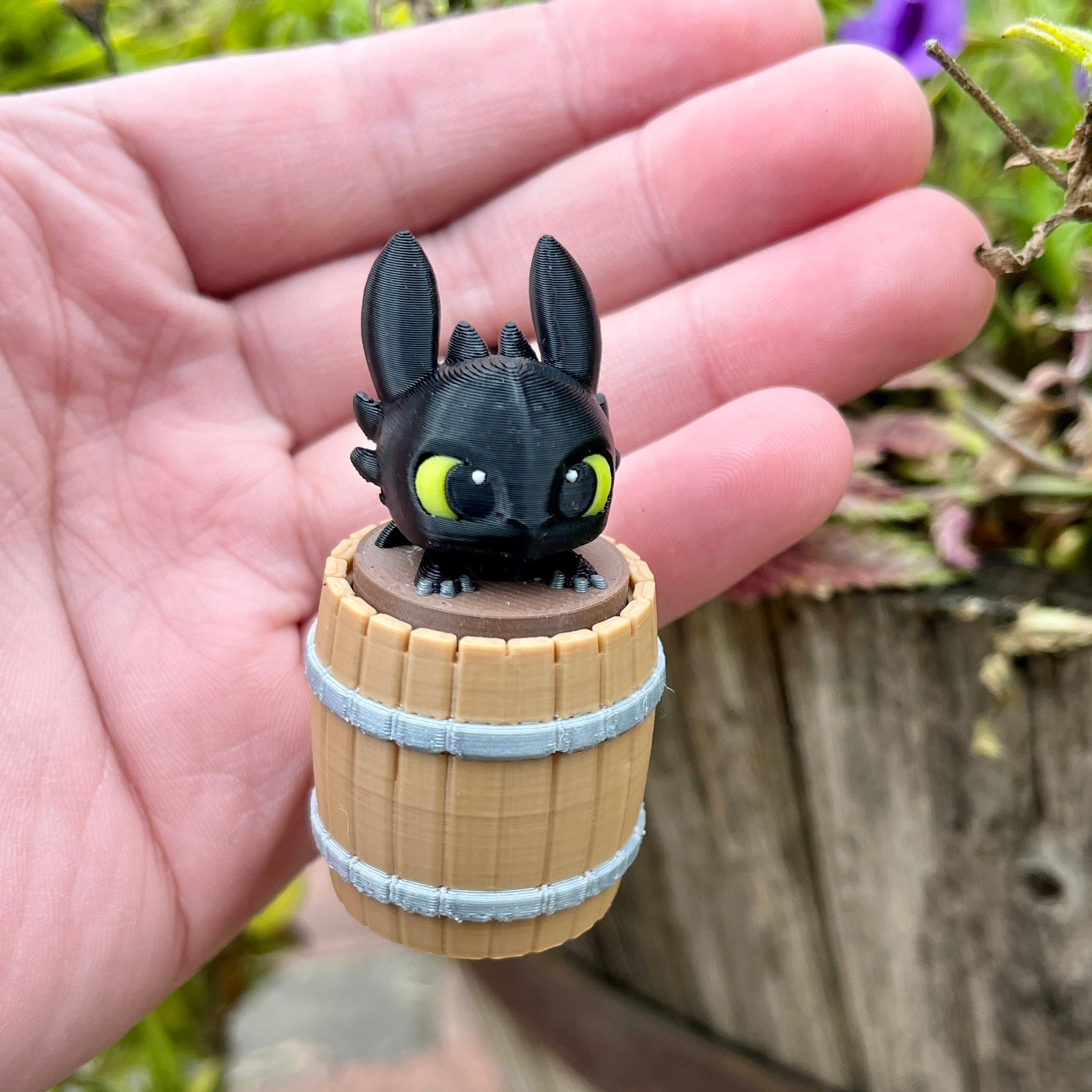 Toothless Fidget Toy Keychain