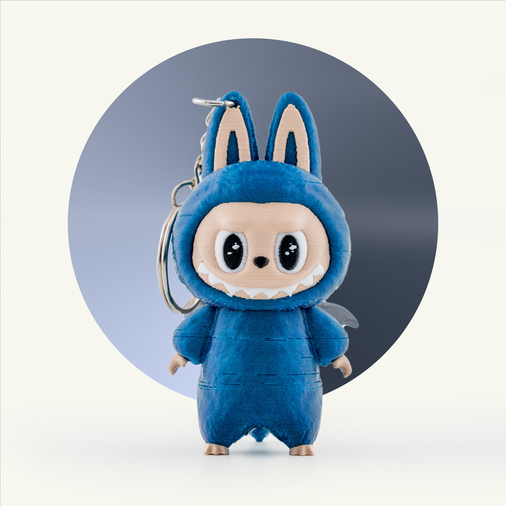 Labubu Monster  Dragon Keychain