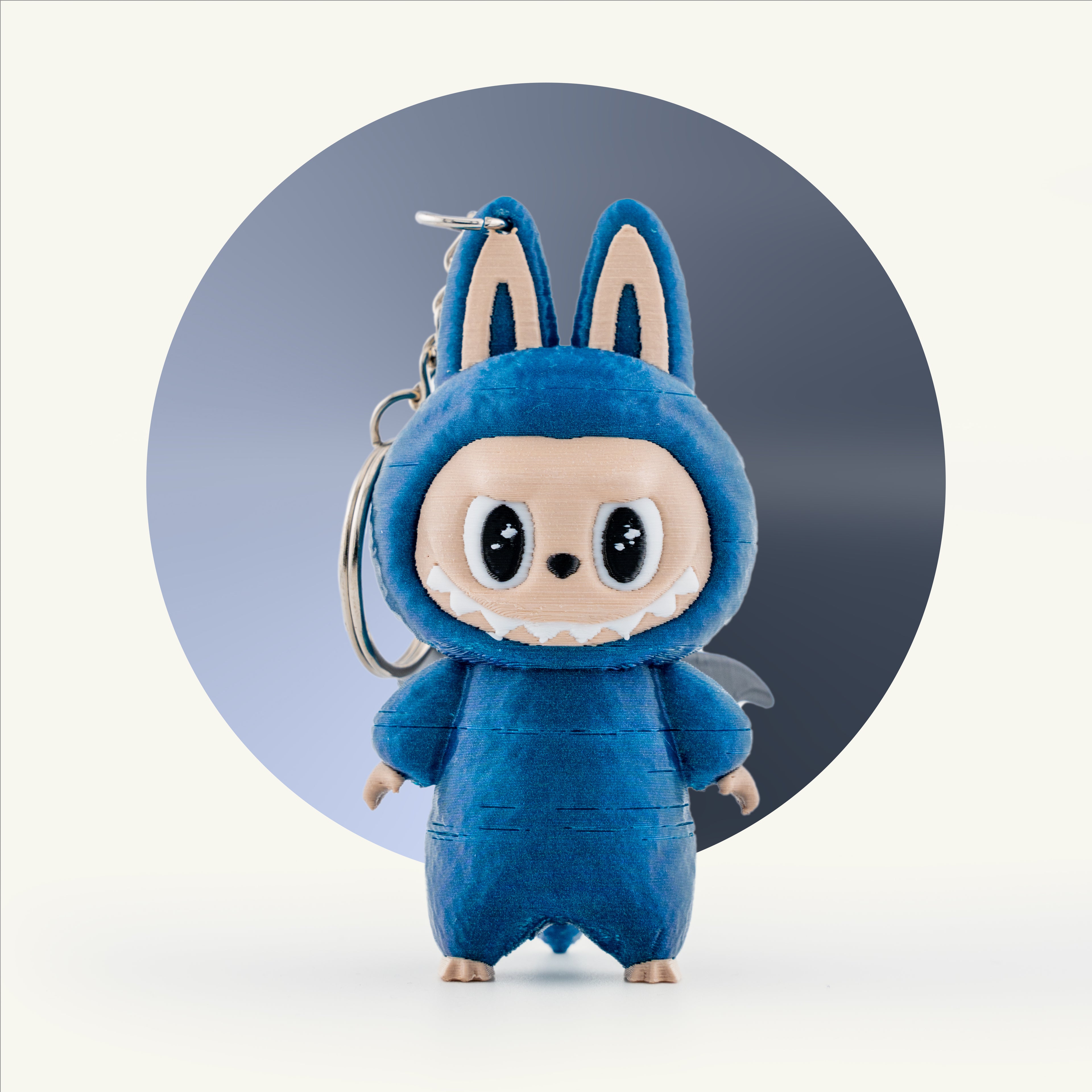 Labubu Monster  Dragon Keychain