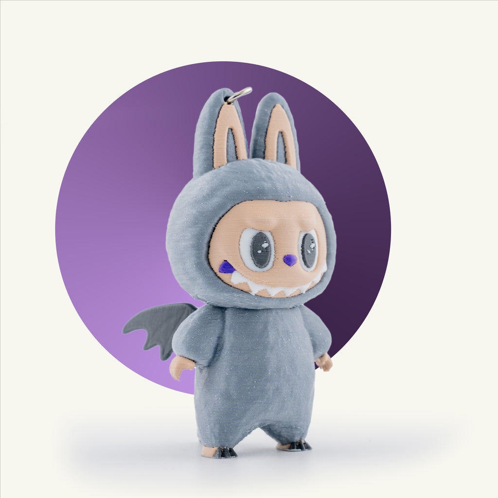 Labubu Monster  Dragon Keychain