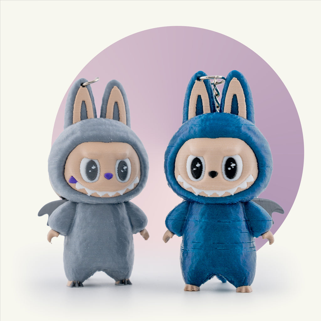 Labubu Monster  Dragon Keychain