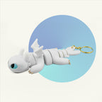 Light Fury & Toothless Keychain