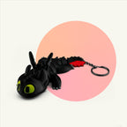 Light Fury & Toothless Keychain