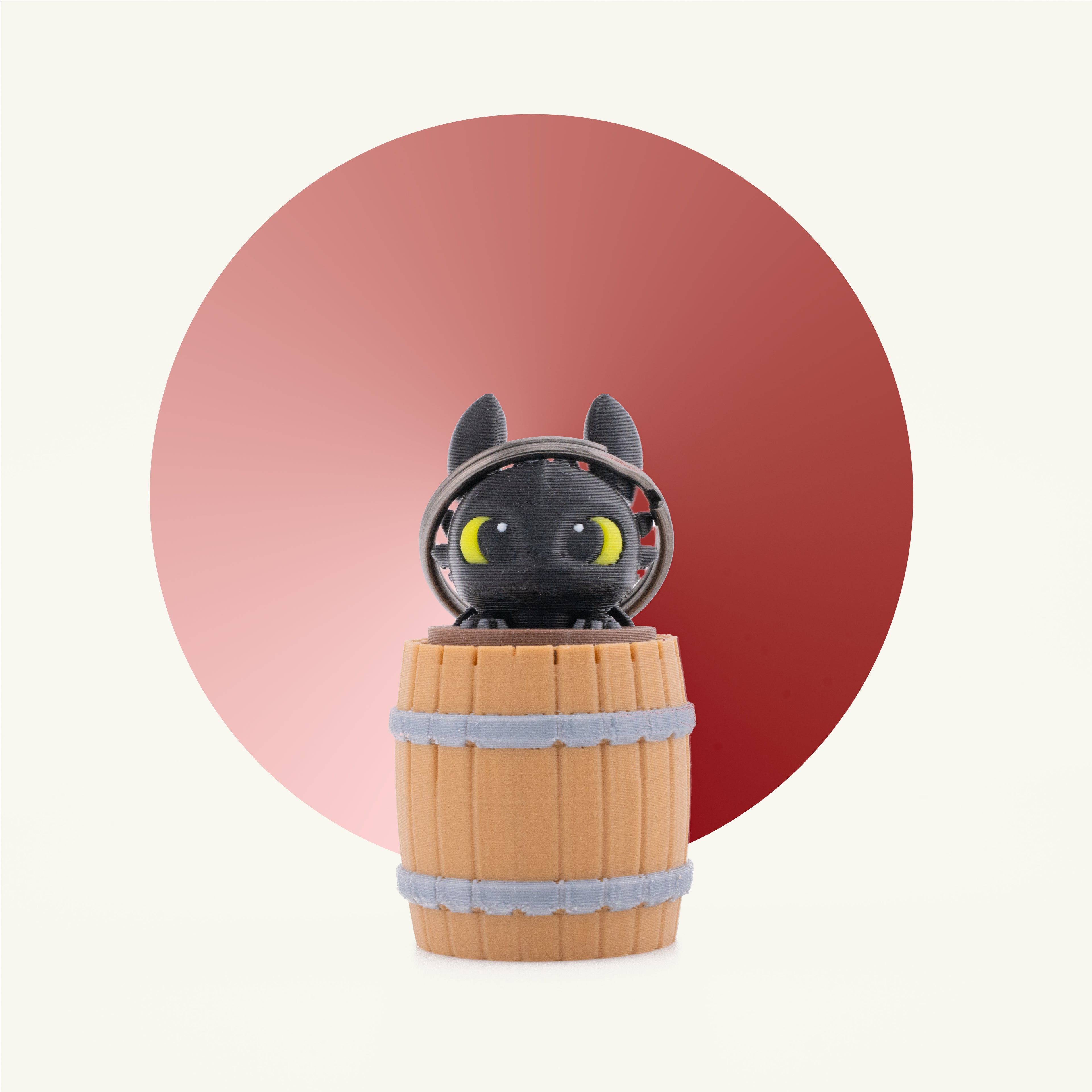 Toothless Fidget Toy Keychain