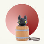 Toothless Fidget Toy Keychain