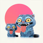 Derpy Tiger Figurine