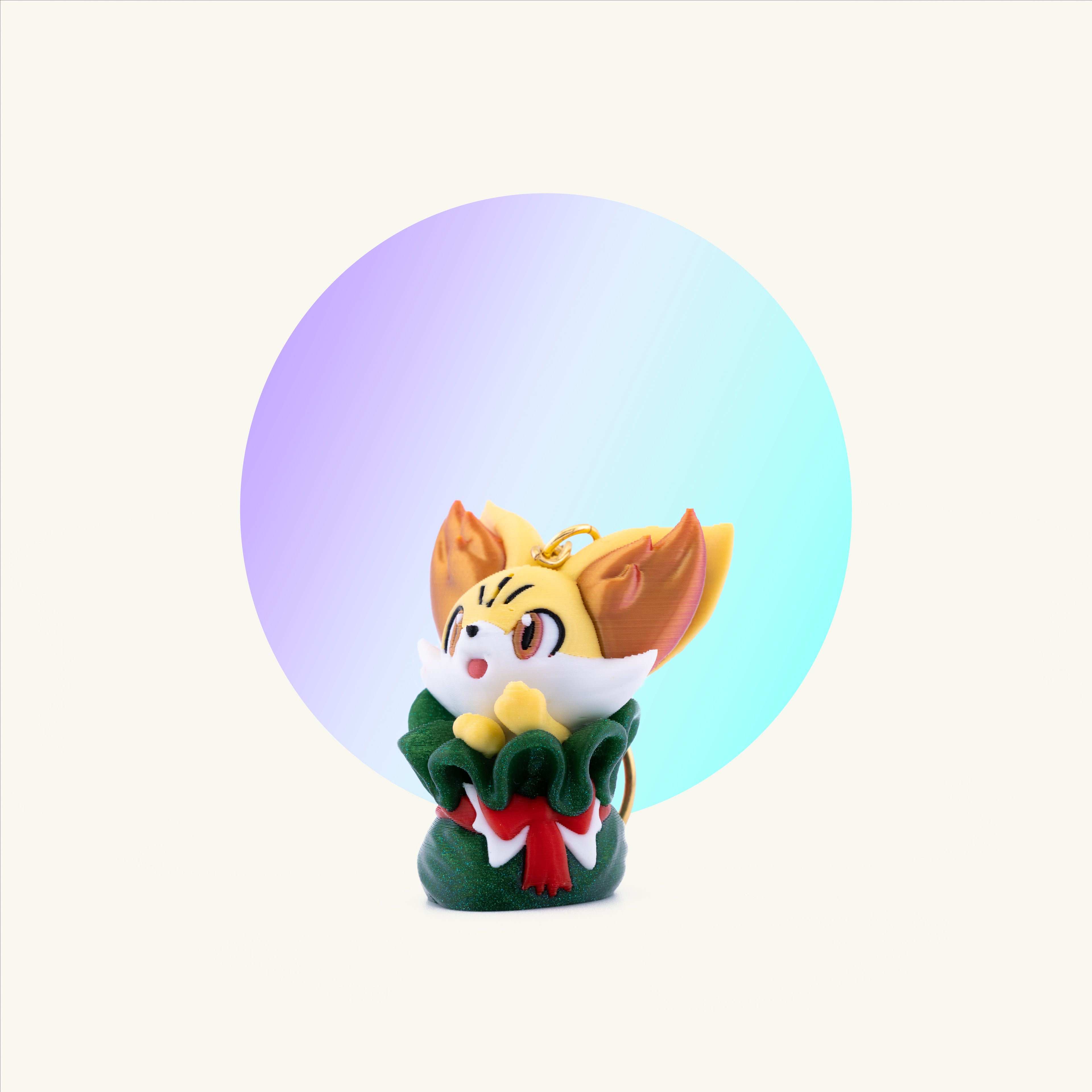 Fennekin Bundle Keychain