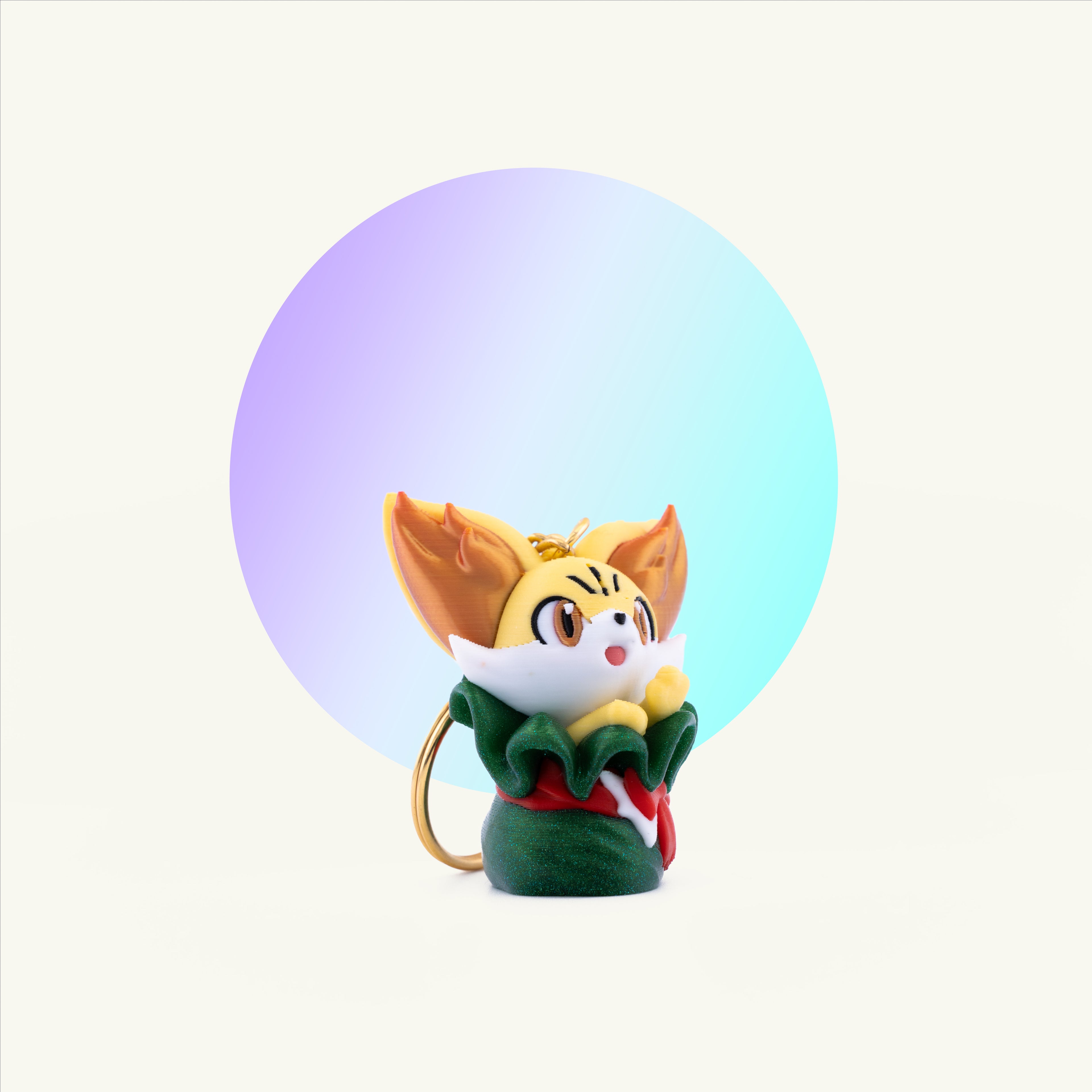 Fennekin Bundle Keychain