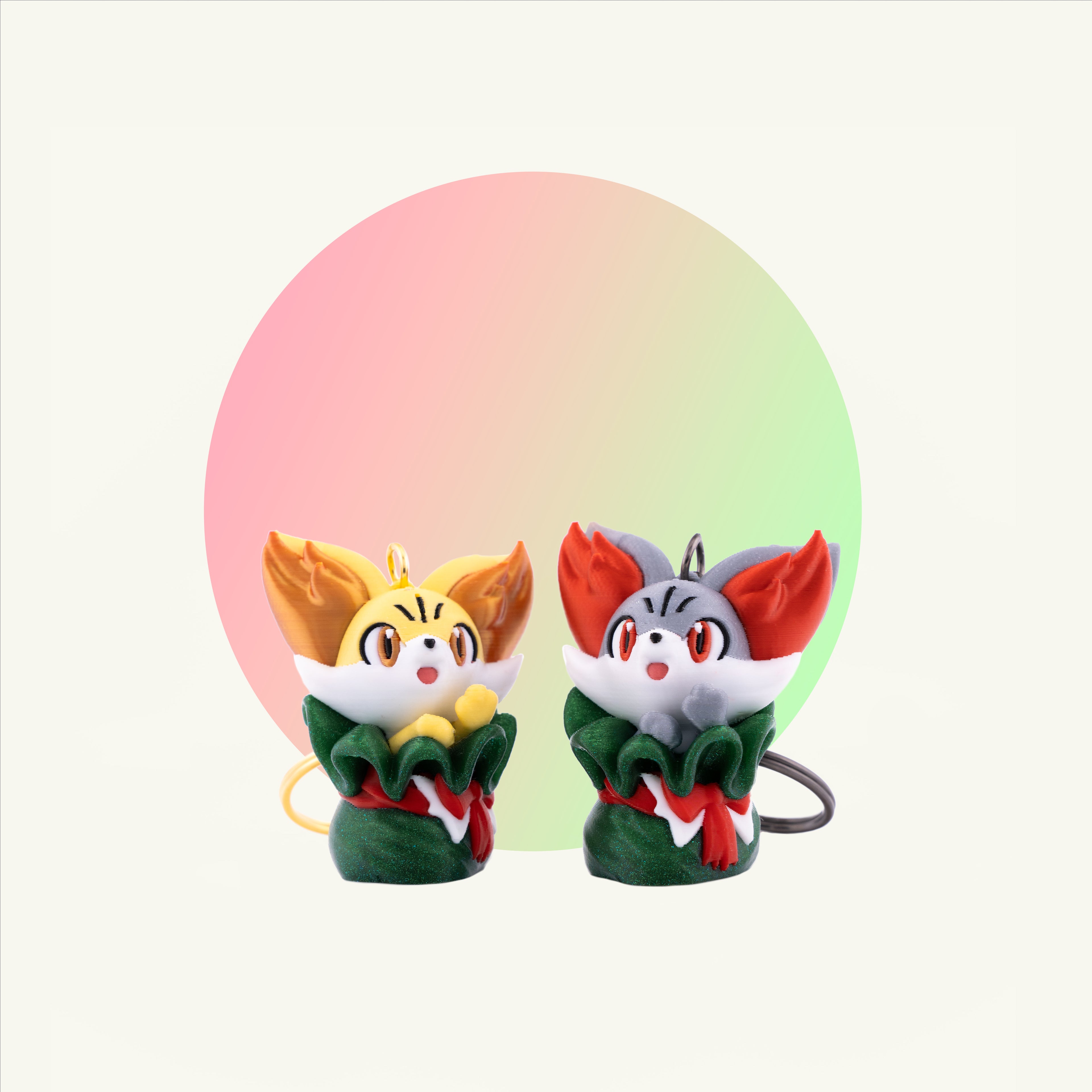 Fennekin Bundle Keychain