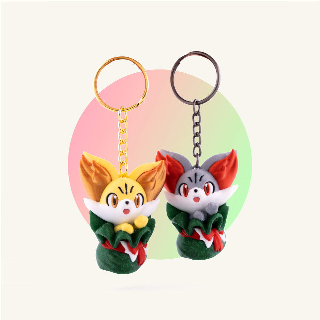 Fennekin Bundle Keychain