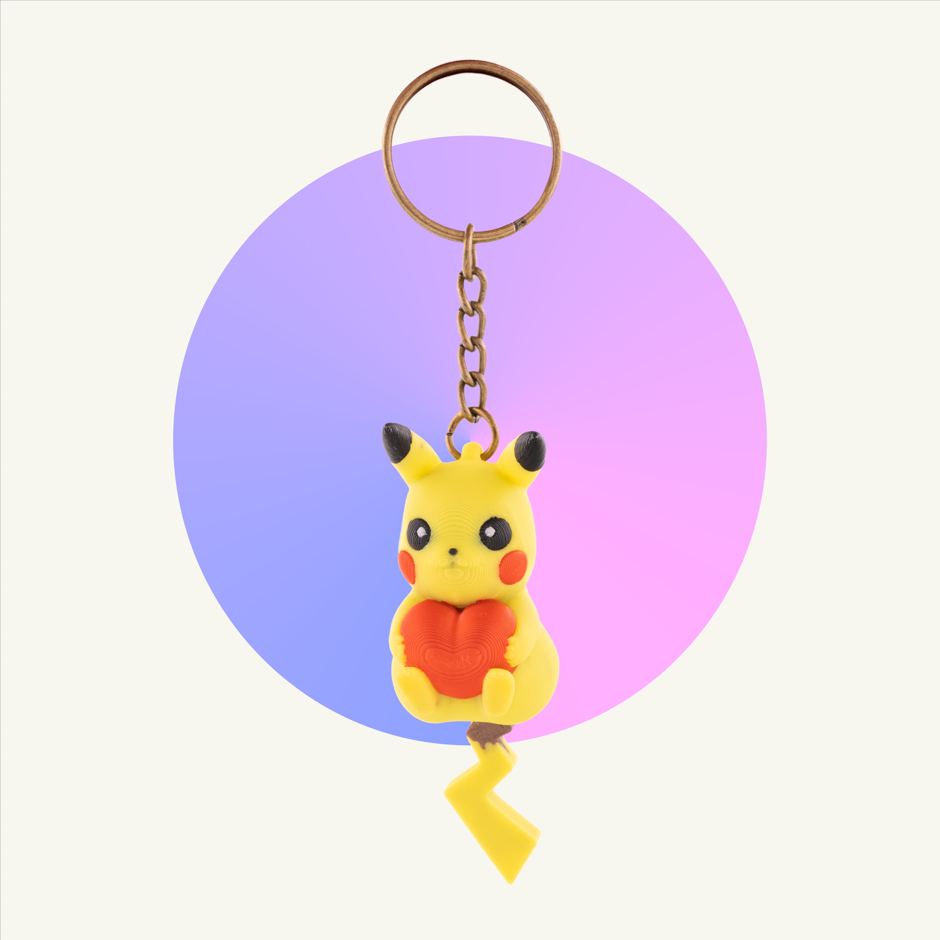 Pikachu Couple Keychain