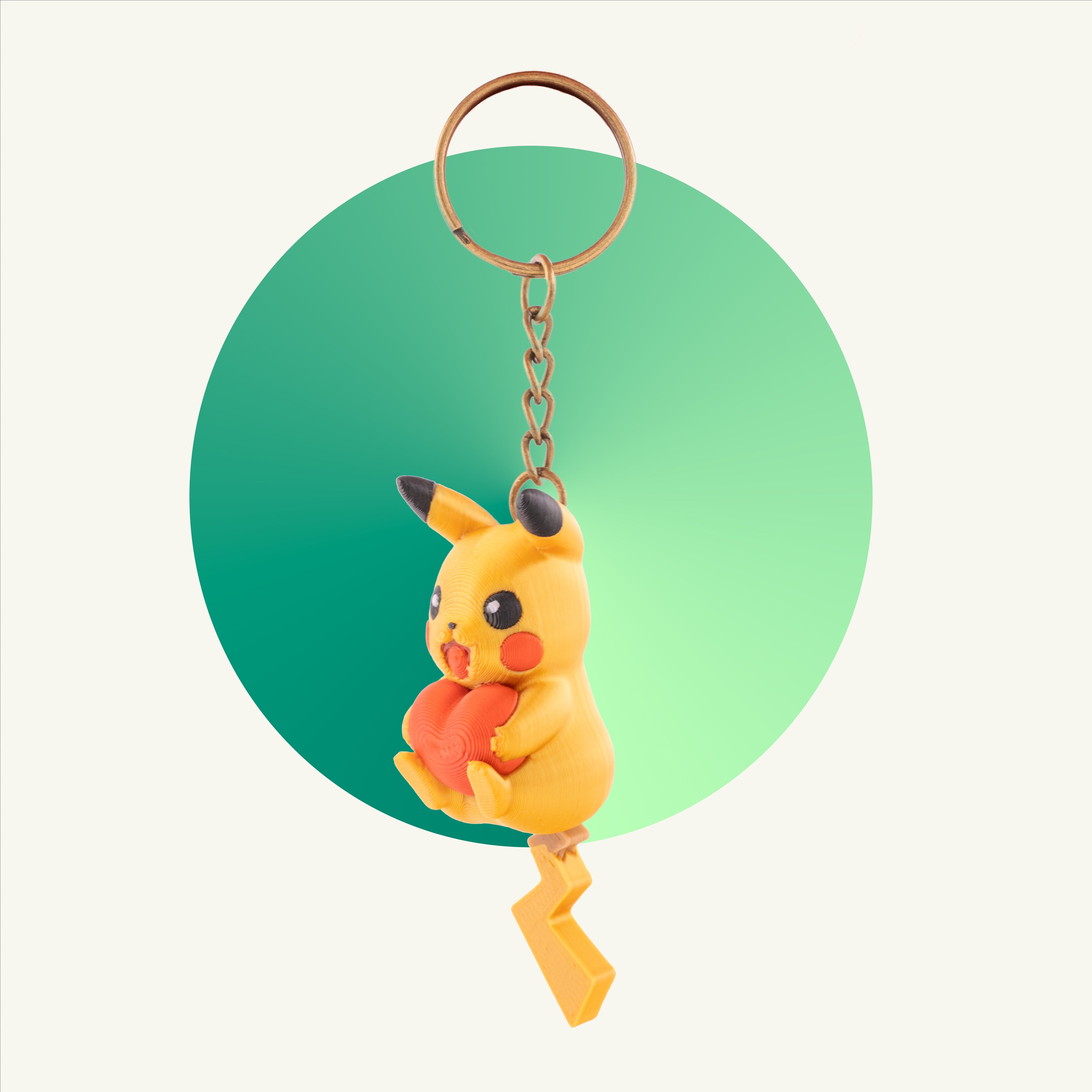 Pikachu Couple Keychain