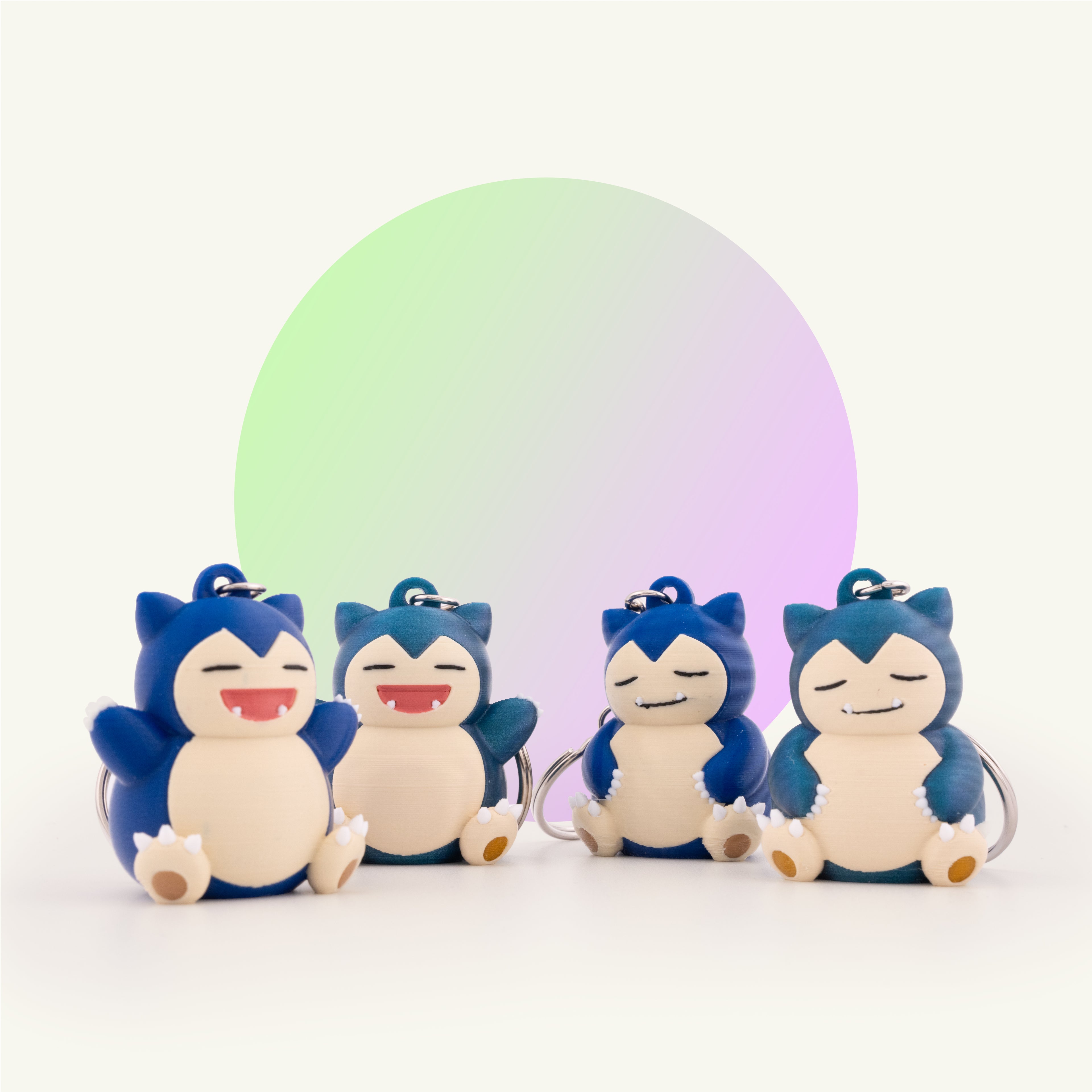 Snorlax Keychain