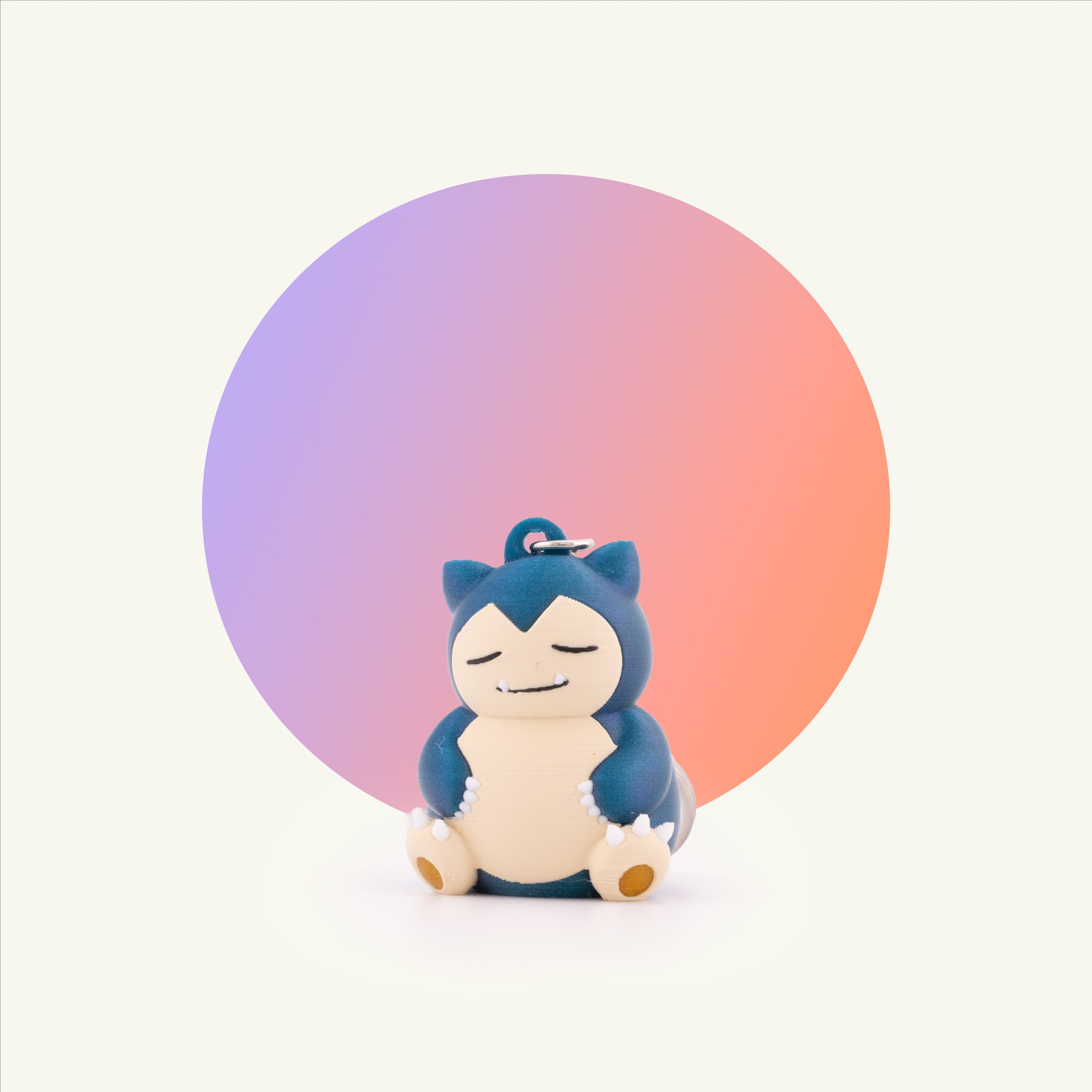 Snorlax Keychain