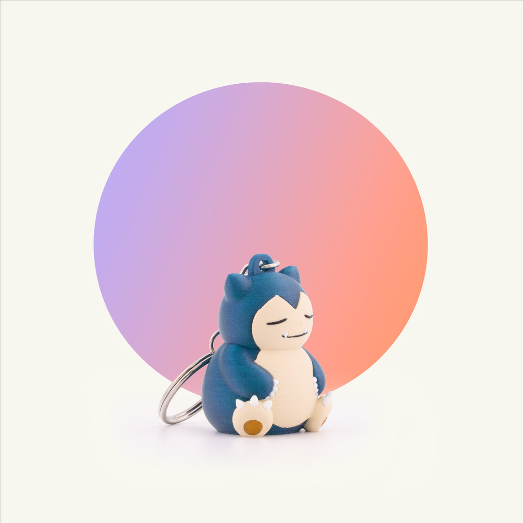 Snorlax Keychain