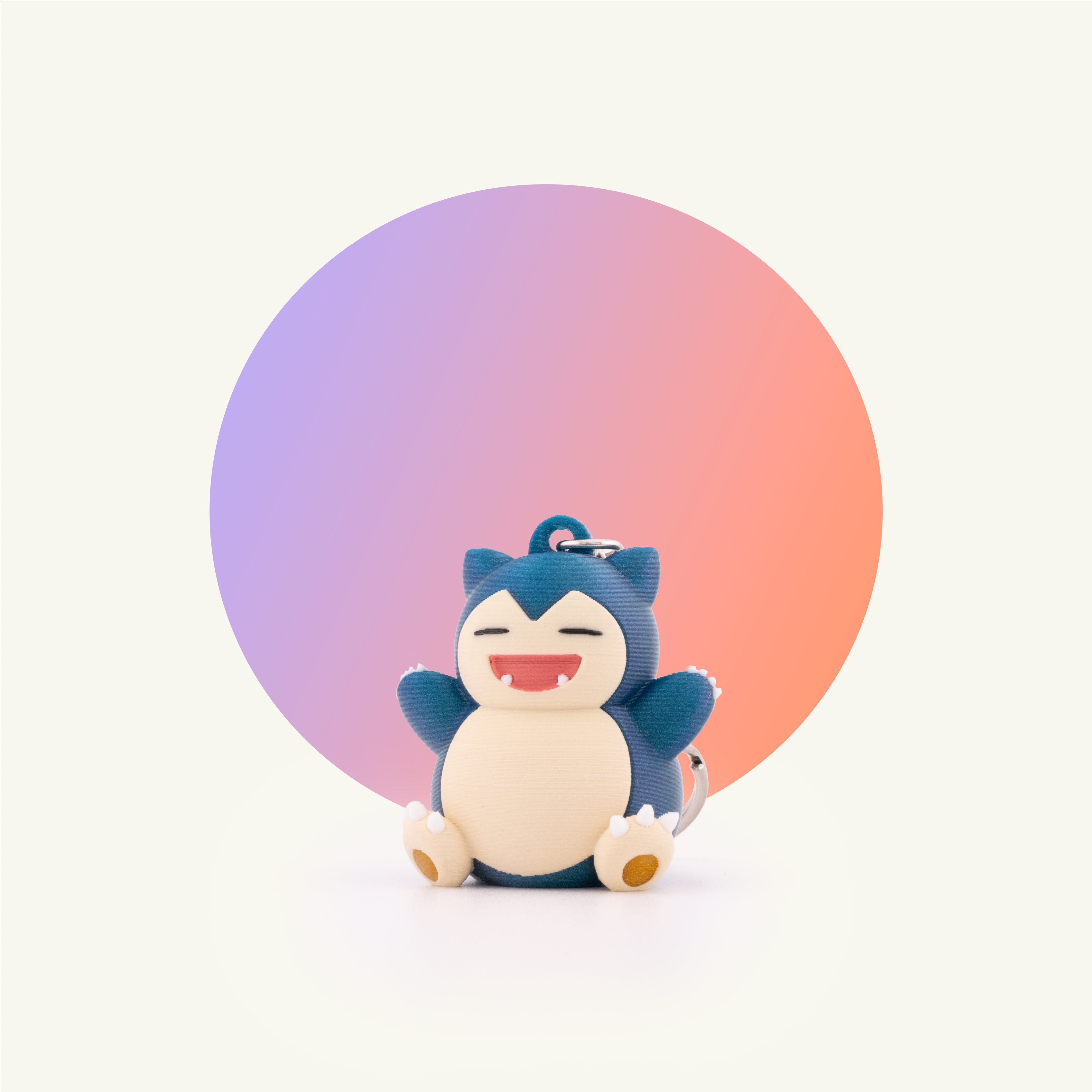 Snorlax Keychain