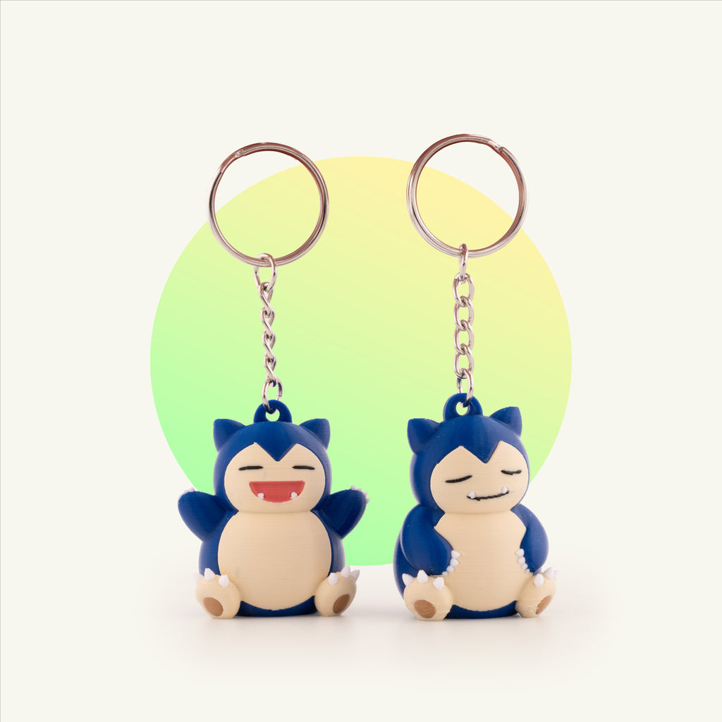 Snorlax Keychain