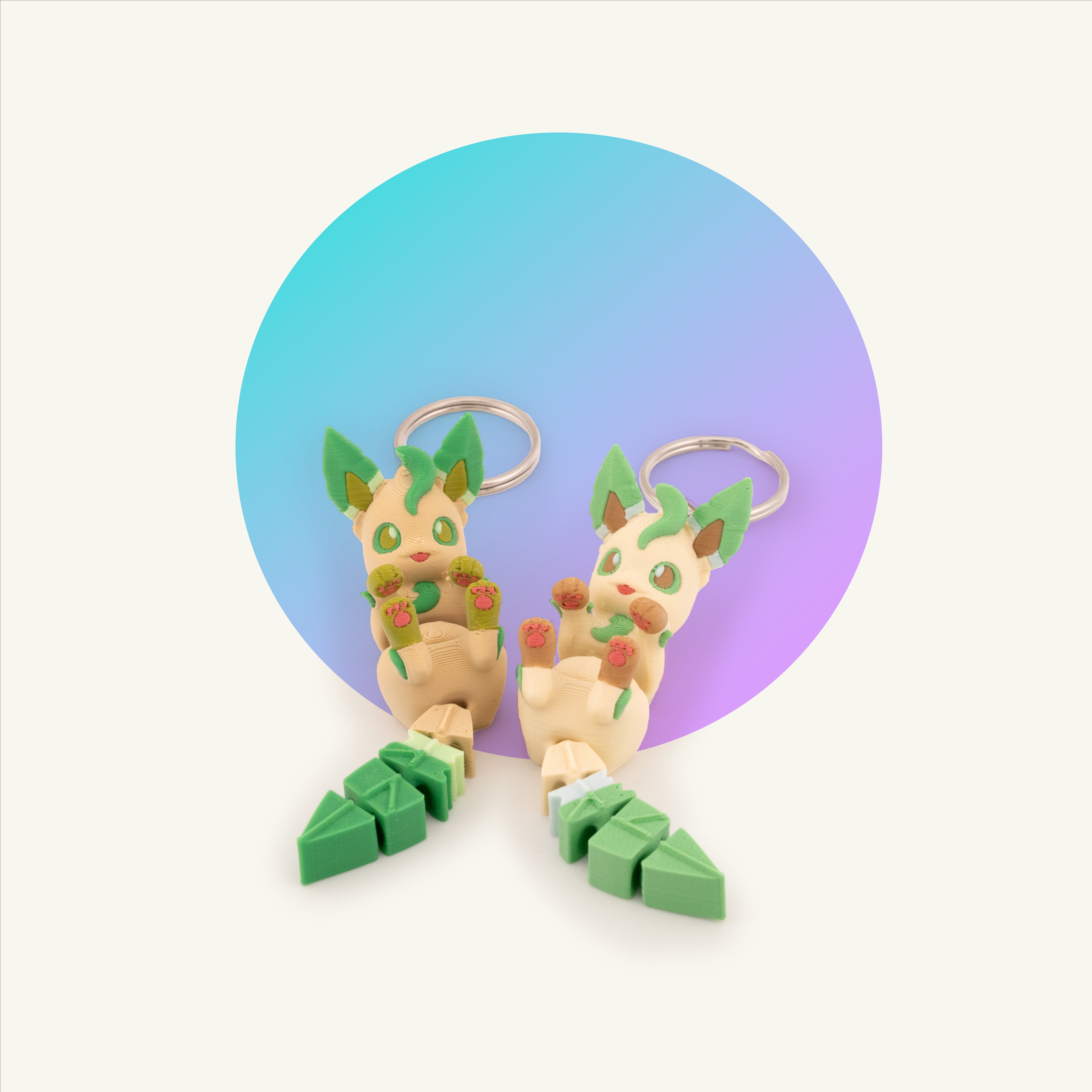 Leafeon Keychain