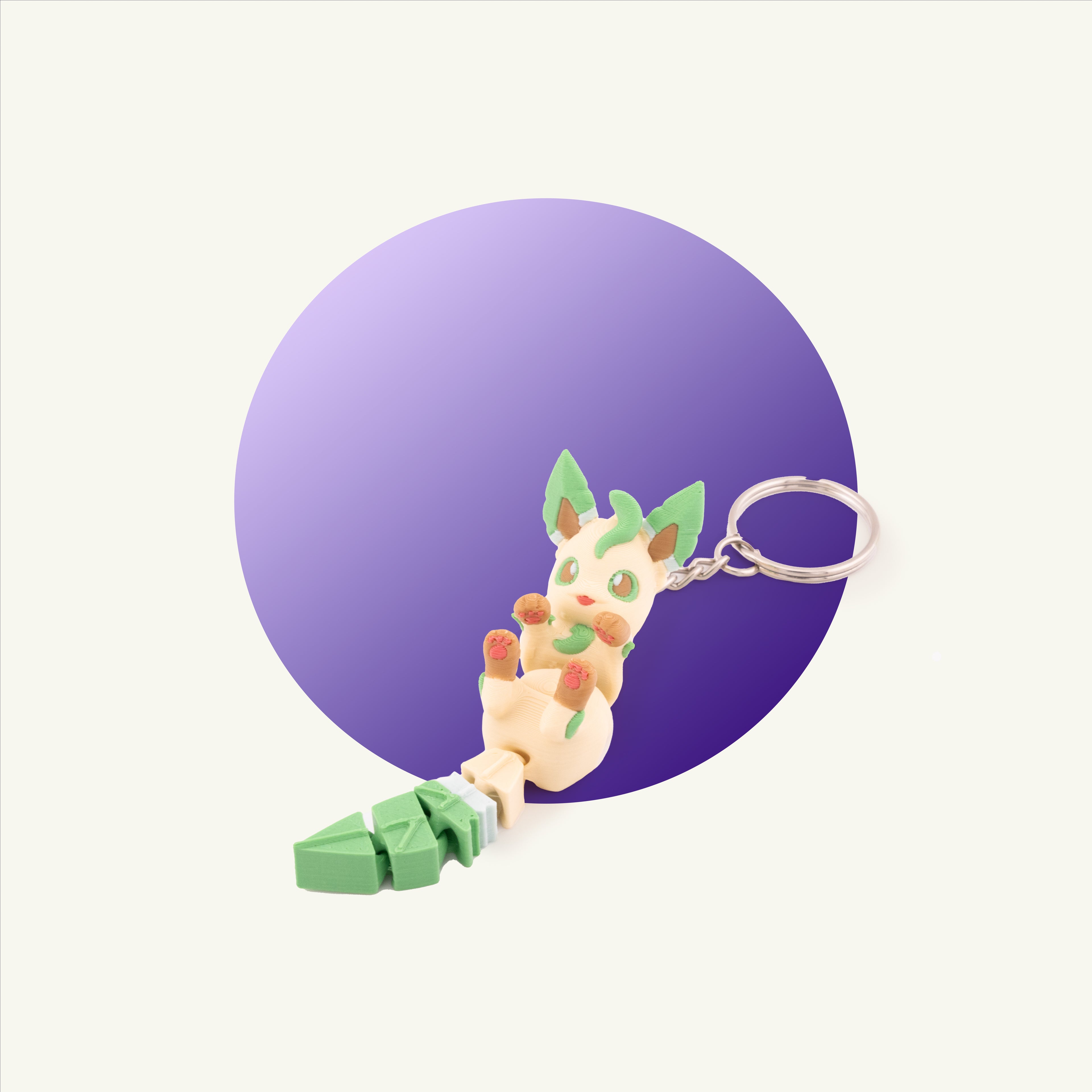 Leafeon Keychain