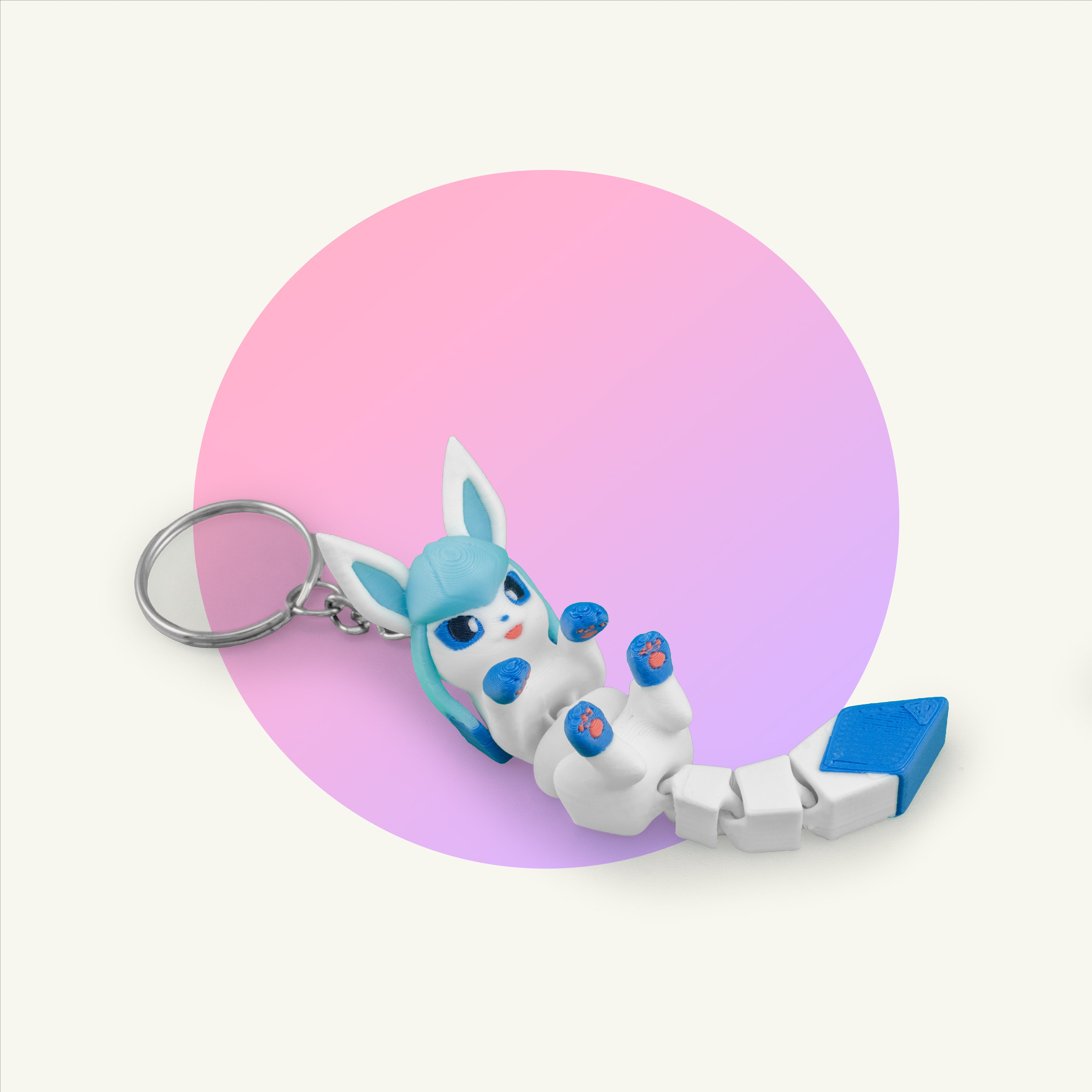 Glaceon Keychain