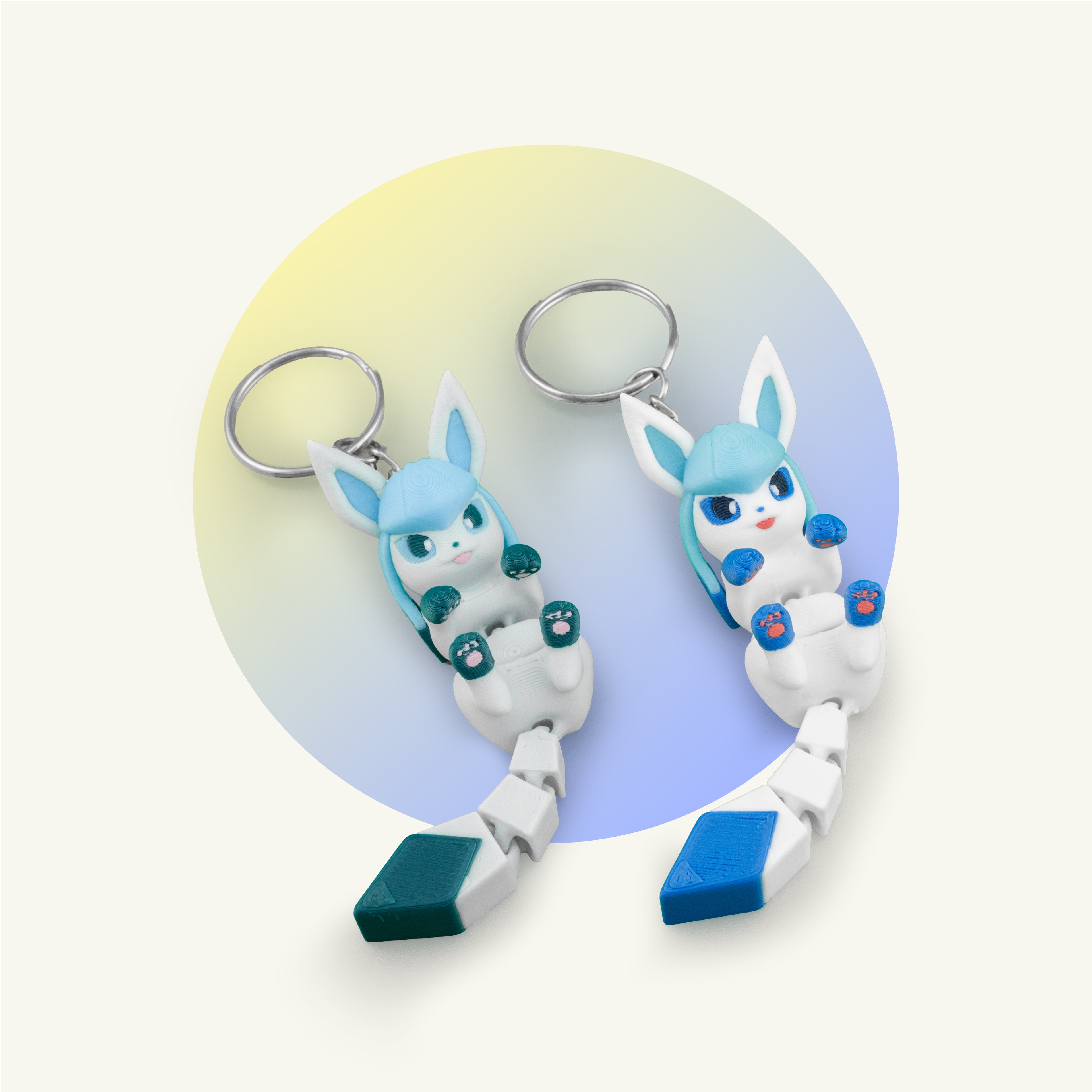 Glaceon Keychain
