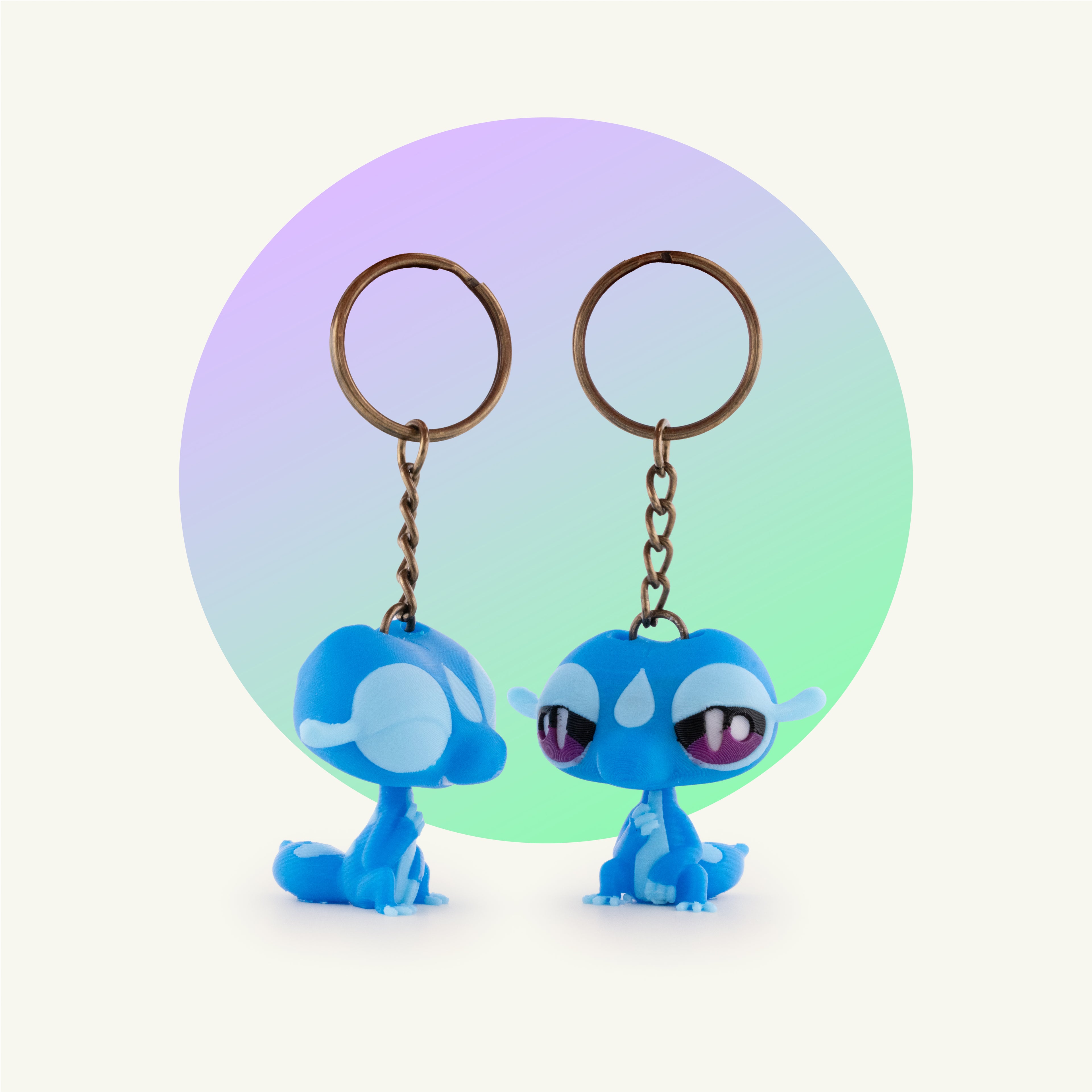 Gecqua Keychain