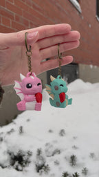 Magnetic Dragon Keychain