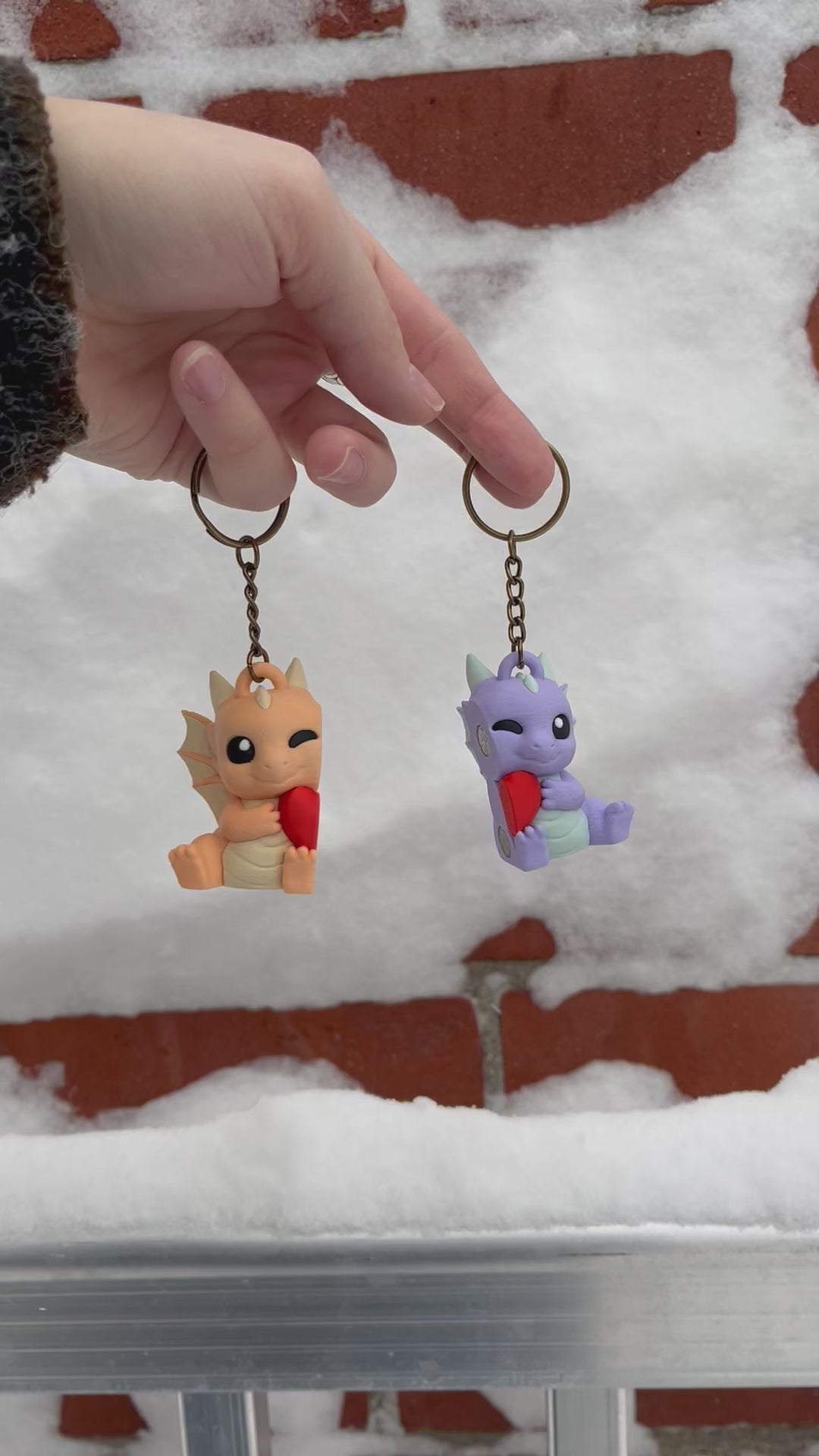 Magnetic Dragon Keychain